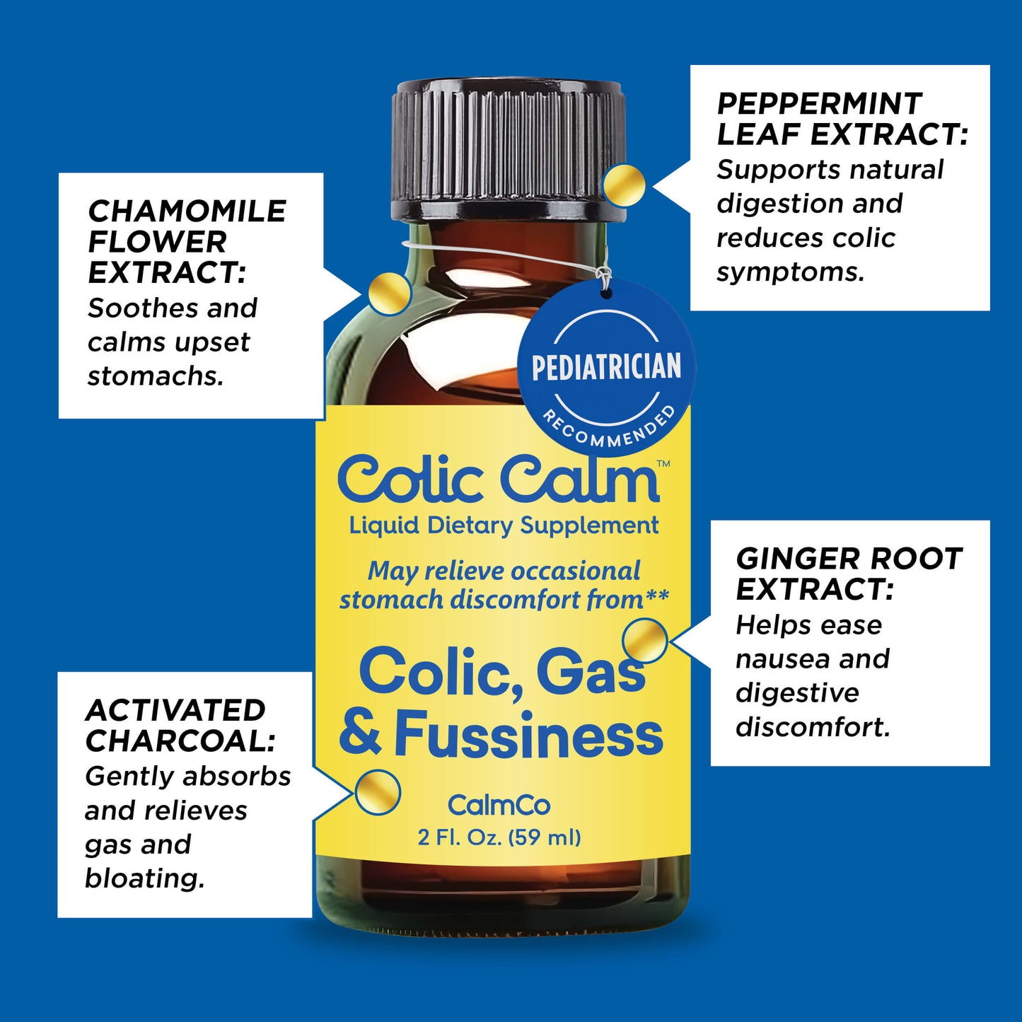 Colic Calm Liquid Dietary Supplement Gripe Water