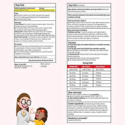 DrKids Children's Pain + Fever Gummy Bites