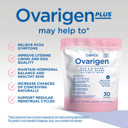 Ovarigen PLUS Myo & D-Chiro Inositol Blend Sachets