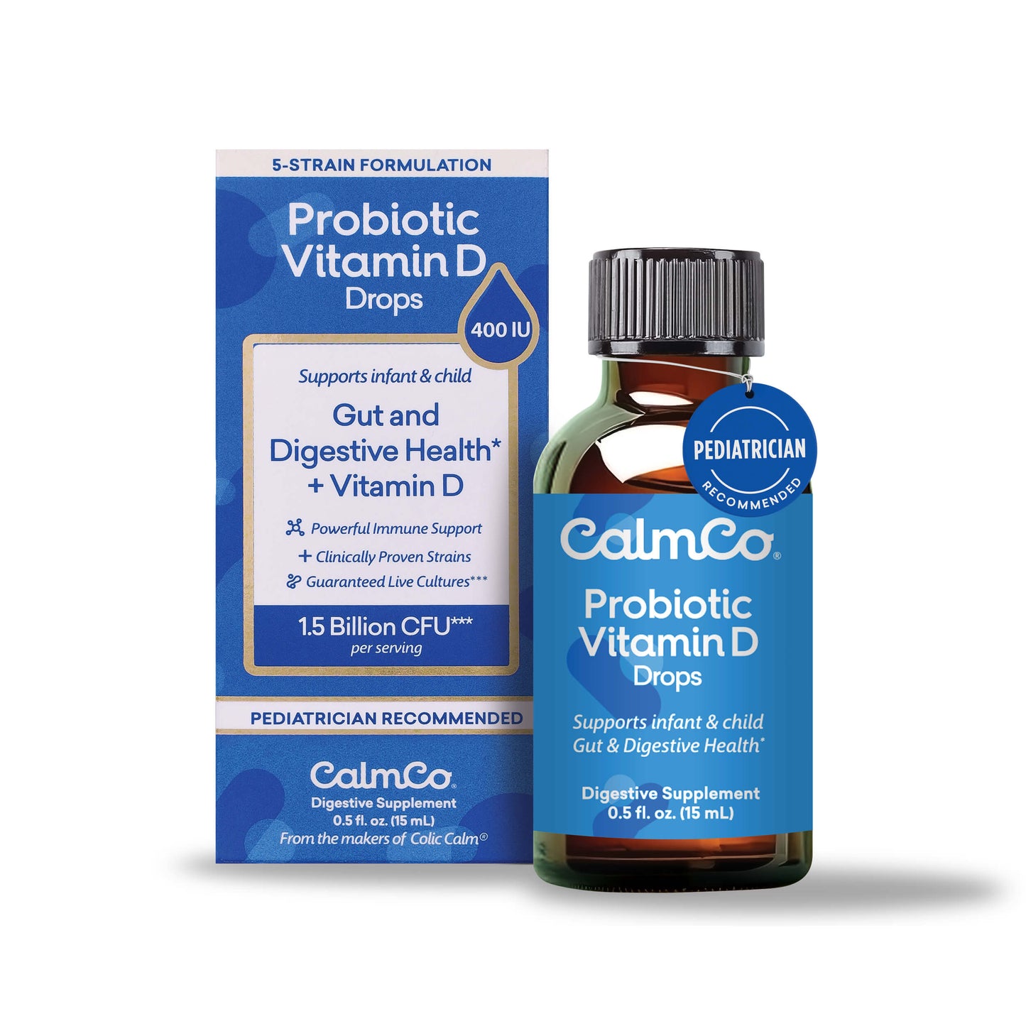 CalmCo Probiotic Vitamin D Drops