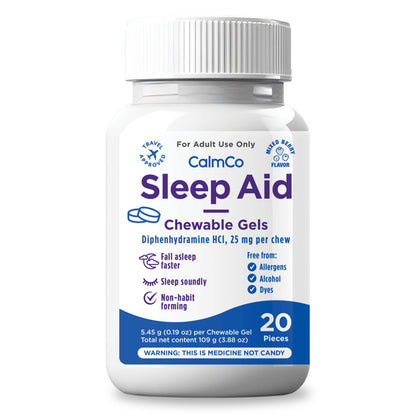 Sleep Aid Chewable Gels (Mixed Berry)