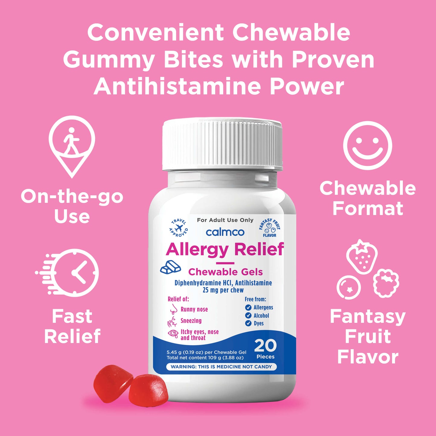 Allergy Relief Chewable Gels