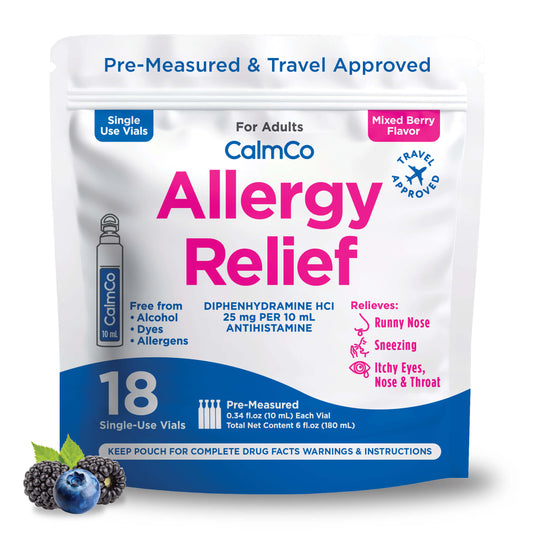Allergy Relief Single-Use Vials (Mixed Berry)