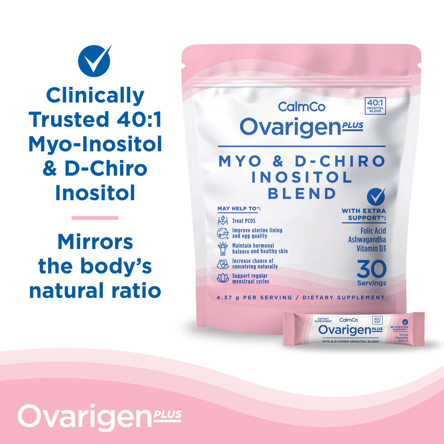 Ovarigen PLUS Myo & D-Chiro Inositol Blend Sachets