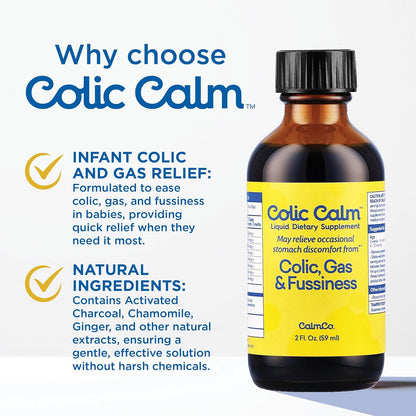 Colic Calm Liquid Dietary Supplement Gripe Water