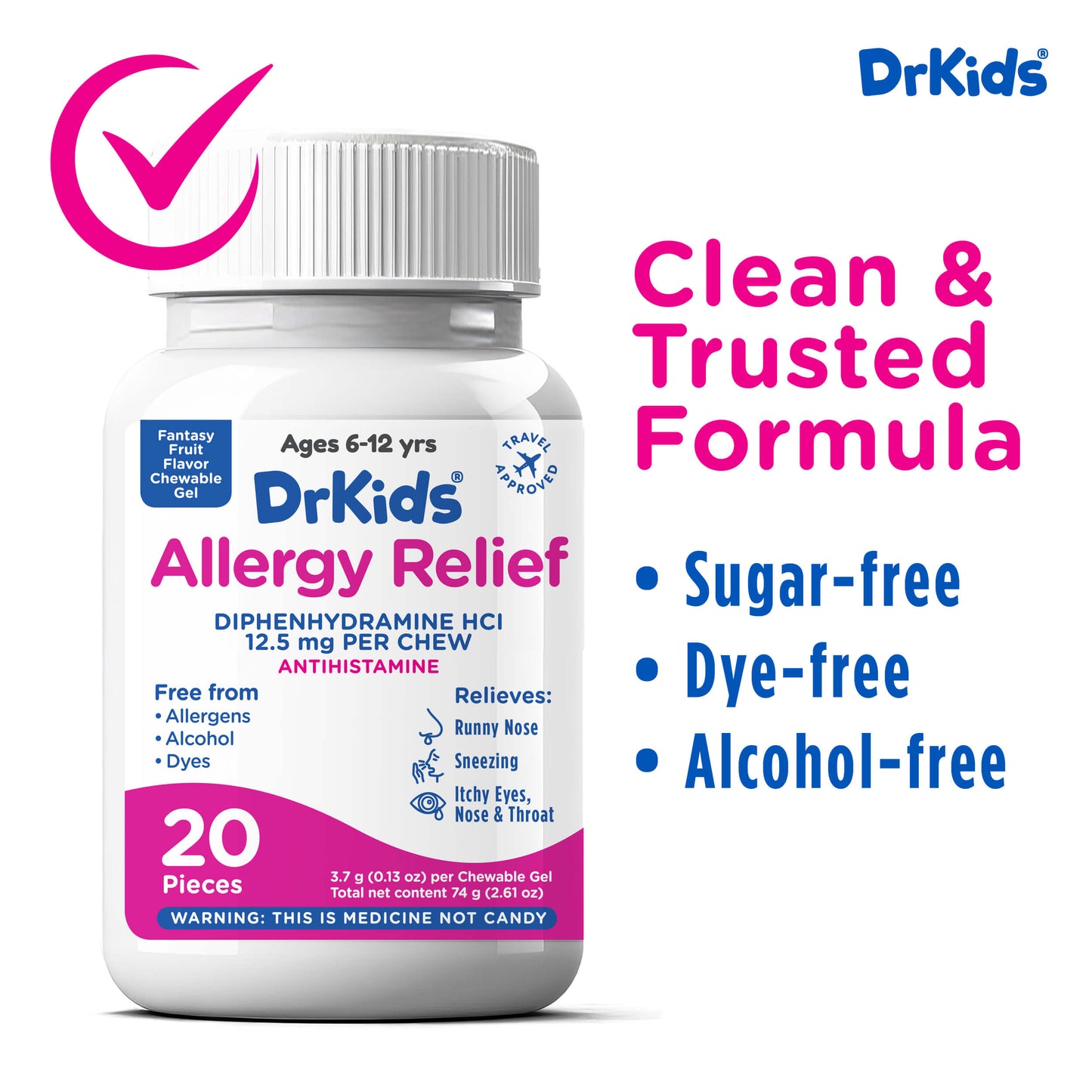DrKids Allergy Relief Chewable Gels