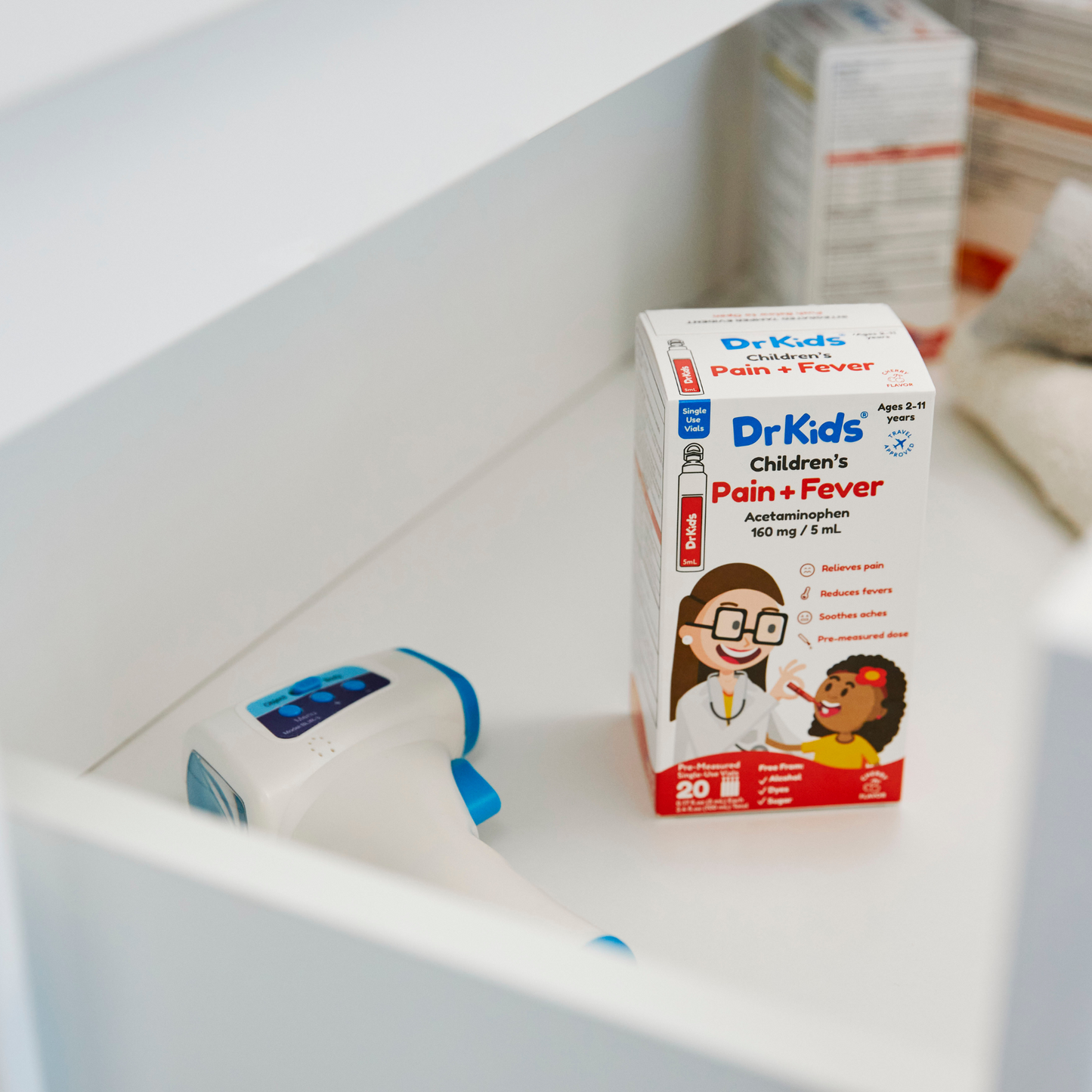 DrKids Children's Pain + Fever Single-Use Vials