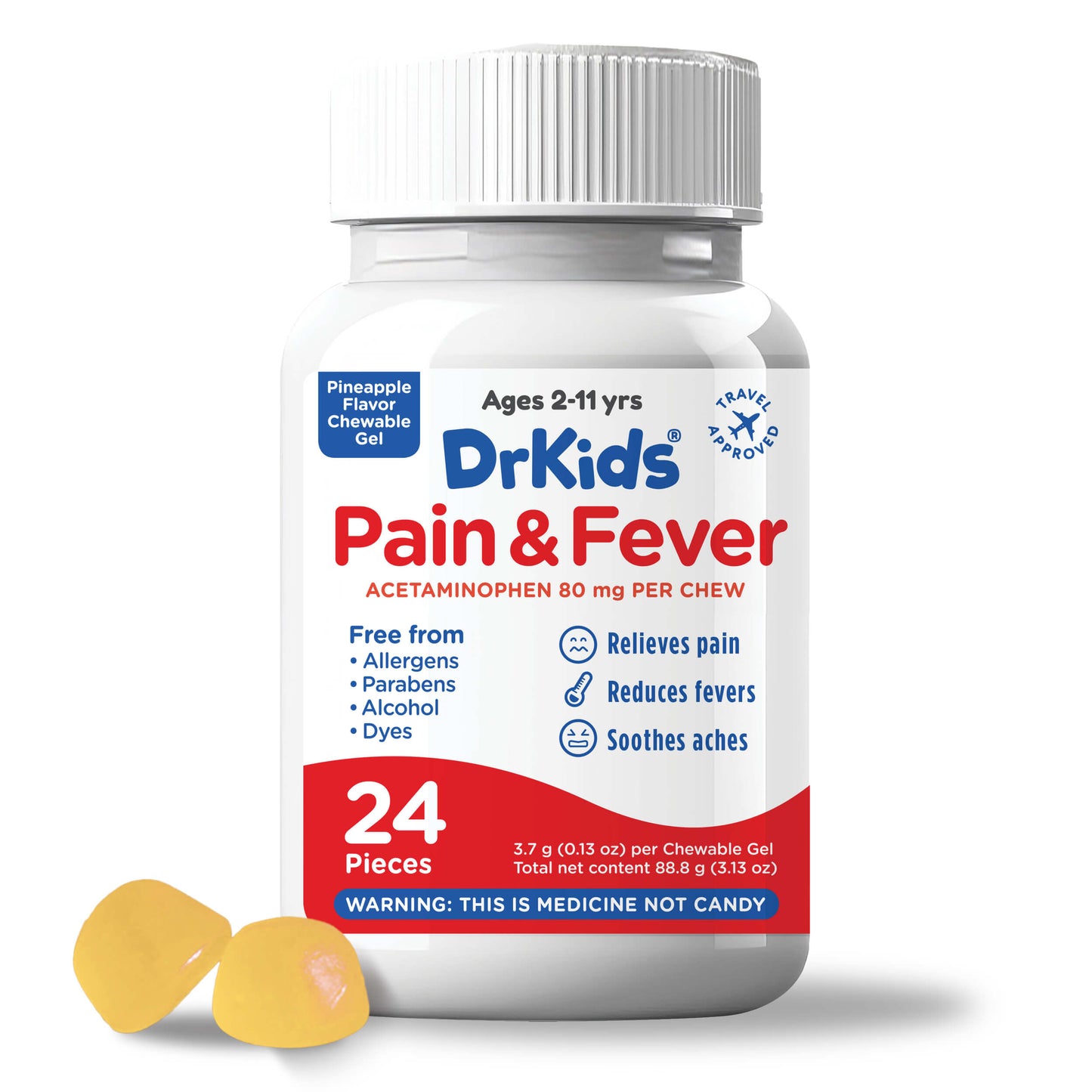 DrKids Children’s Pain & Fever Chewable Gels