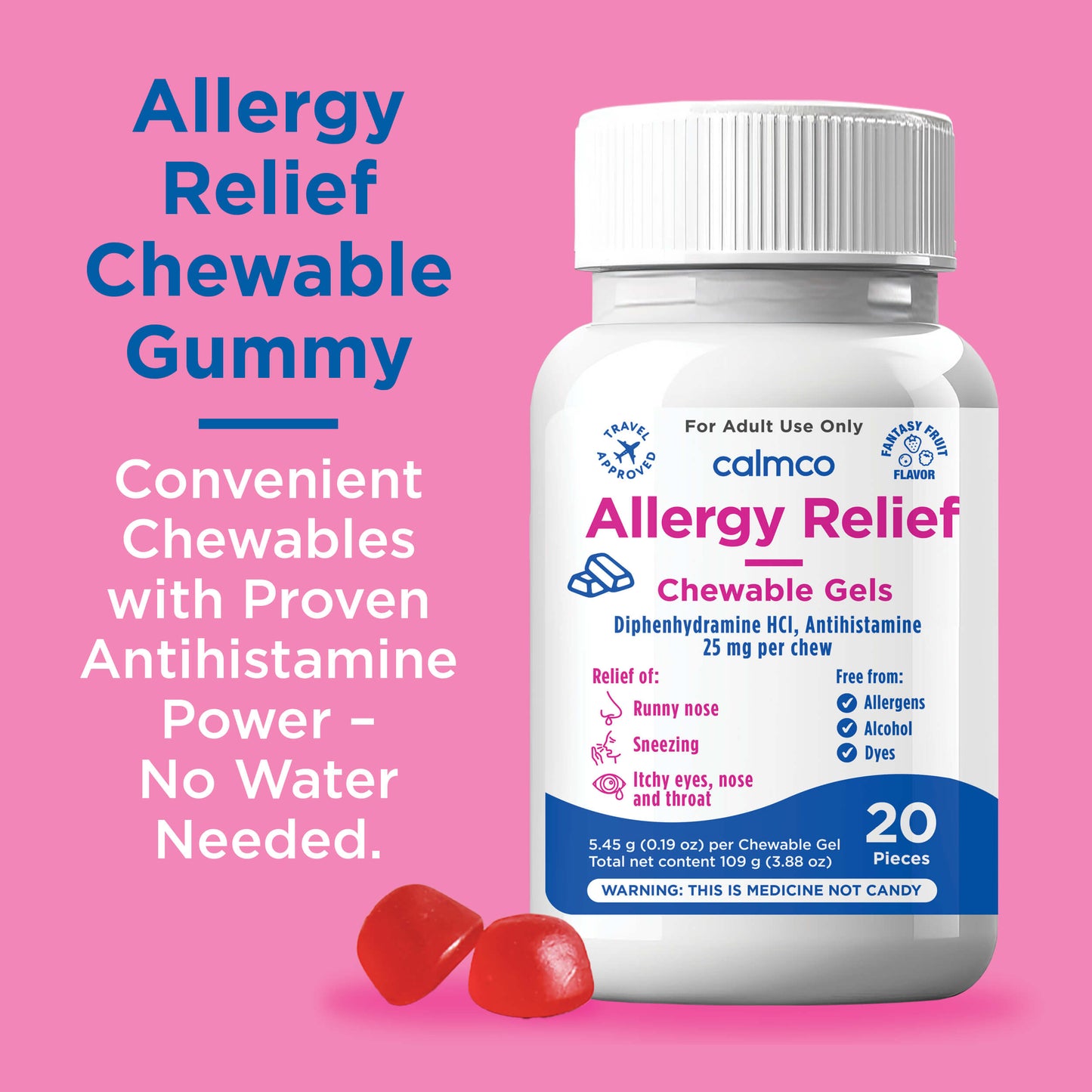 Allergy Relief Chewable Gels