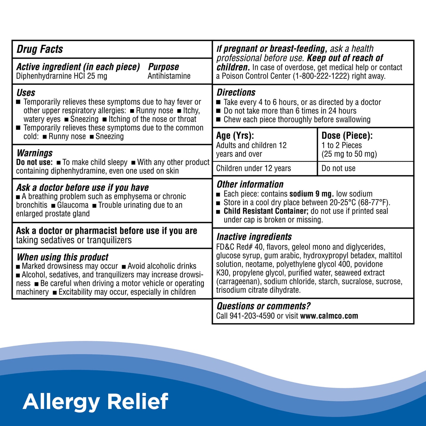 Allergy Relief Gummy Bites