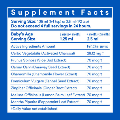 Colic Calm Liquid Dietary Supplement Gripe Water